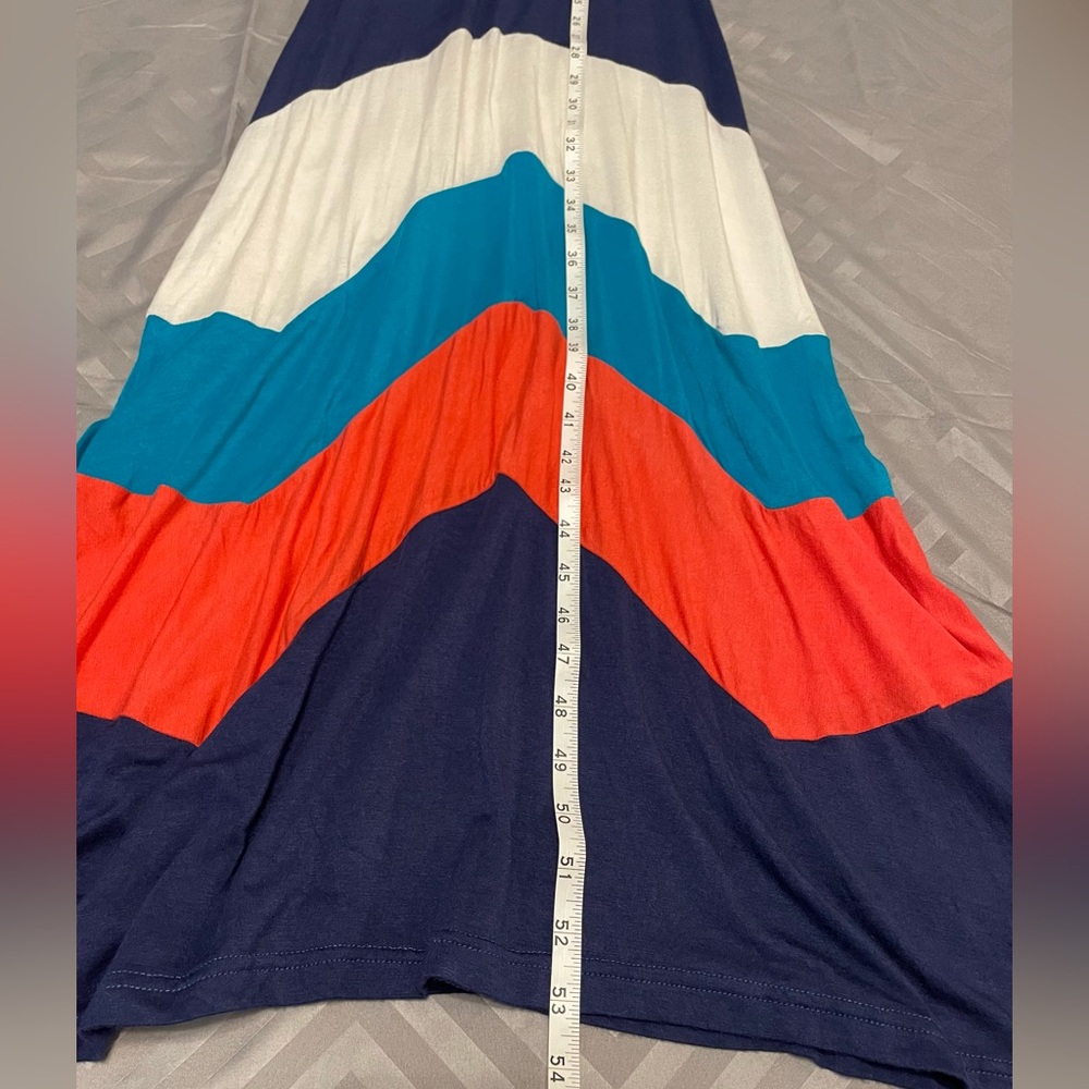 Small Colorblock Maxi Dress - Picture 5 of 6